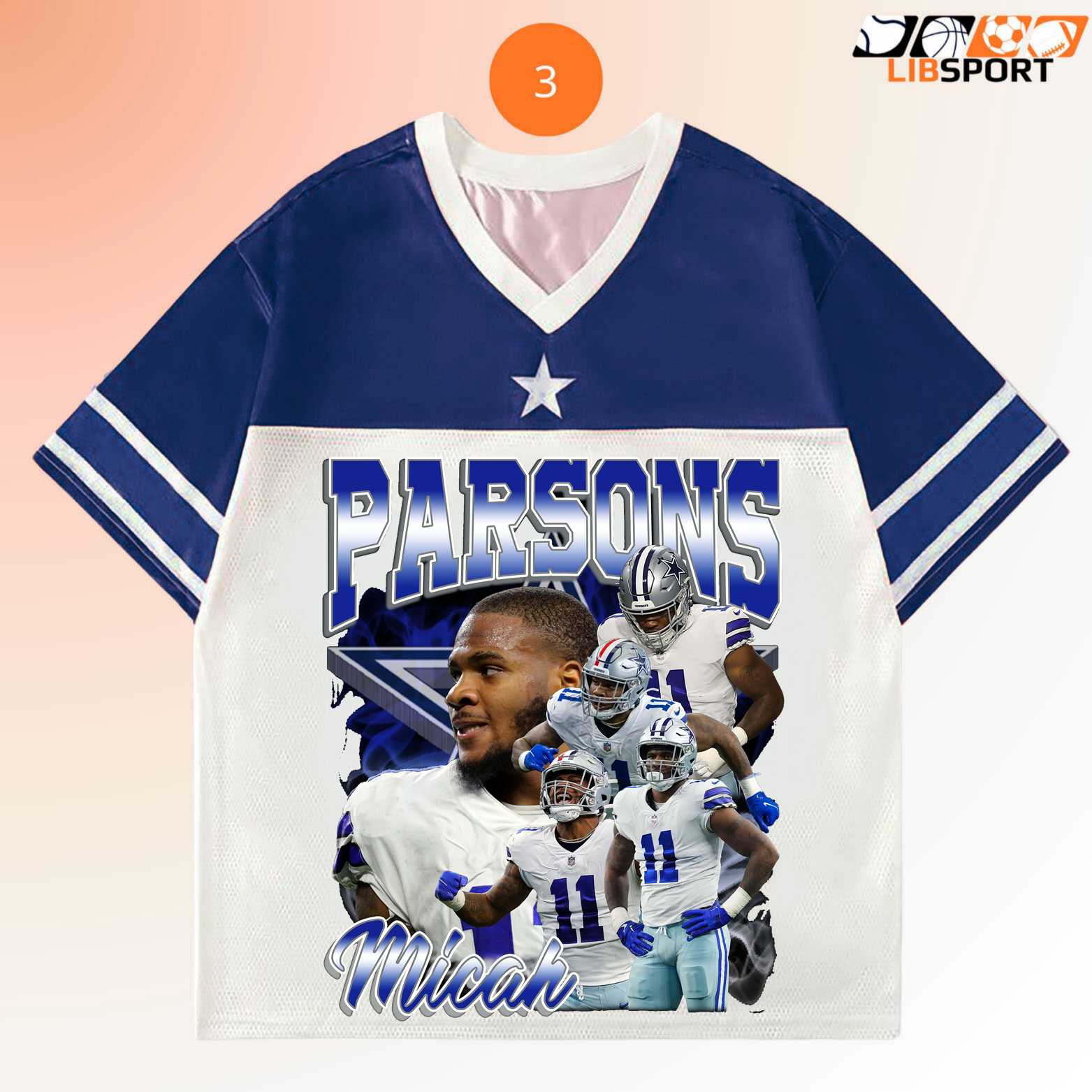 Micah Parsons Jersey, Dallas Cowboys Nfl Streetwear Shirt, Unisex Fan Tee